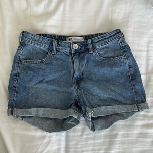 Zara Denim Shorts Size 8